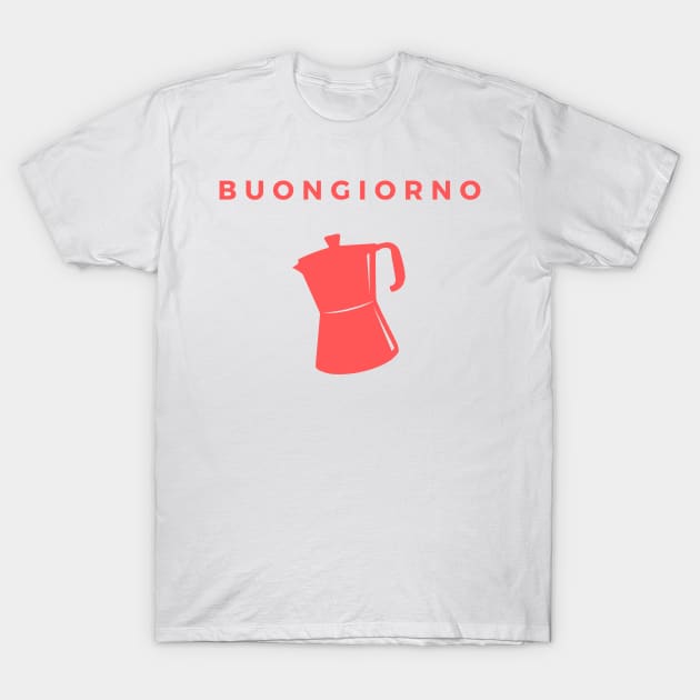 Buongiorno Mocha Coffee T-Shirt by yourstruly